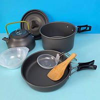 Набір посуду похідний для кемпінгу Cooking Set DS-308