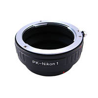 Адаптер переходник Pentax PK K - Nikon 1 J1 кольцо Ulata