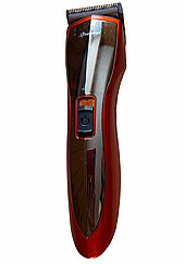 Машинка для стрижки волосся і бороди акумуляторна Gemei GM-6027+4 насадки гребеня