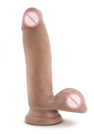 Фалоімітатор реалістичний з подвійною щільністю Au Naturel 7inch Sensa Feel Dildo Latin