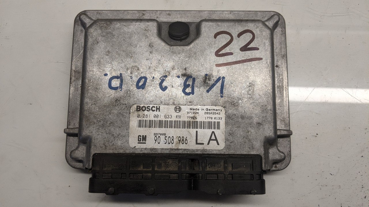 Блок управління двигуном БУД ЕБУ Opel Vectra-B 2.0 DTI №22 90508986 0281001633