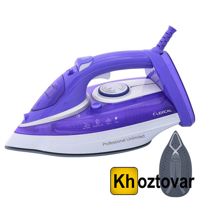 Парова керамічна праска Lexica LSI-1013  ⁇  2200 W, фото 1