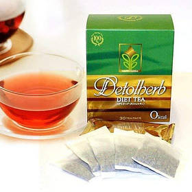 Японський чай Detolberb для стабільної дефекації — трав'яний, з ароматом малини