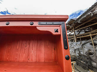 Буфет красный 12