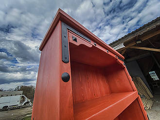 Буфет красный 16