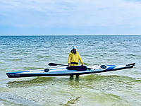 Каяк туристический одноместный закрытый для спорта, рыбалки Seabird Designs Sport600 Pro kayak, байдарка