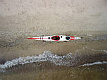 Каяк закритий одномісний байдарка SeaBird H2O Advantage червоно-білий, фото 8
