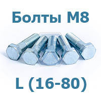 Болти М8 DIN 931 5.8