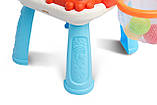 Ходунки-каталка ігровий розвиваючий столик 2 в 1 Caretero Spark Turquoise, фото 4