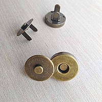 Кнопка магнітна діаметром 15 мм, бронза