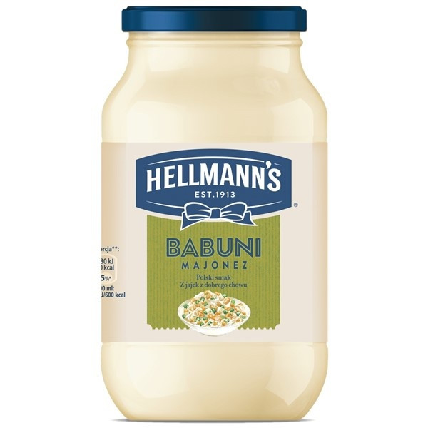 Майонез hellmann's Babuni Majonez 420 мл Польща (опт 6 шт)