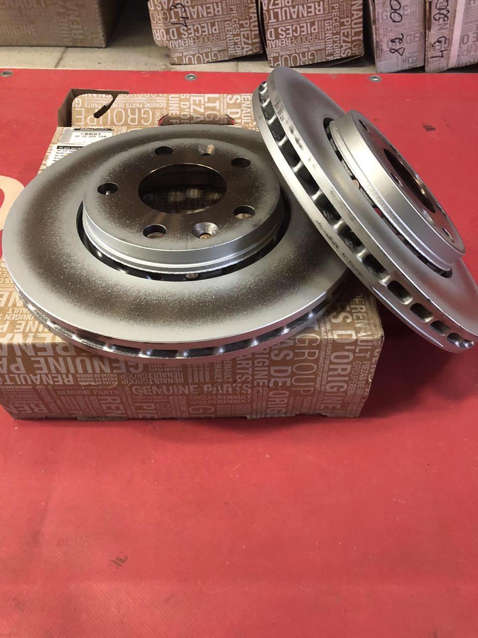 Диск передний тормозной (комплект) Renault Fluence (Original 402060010R ...