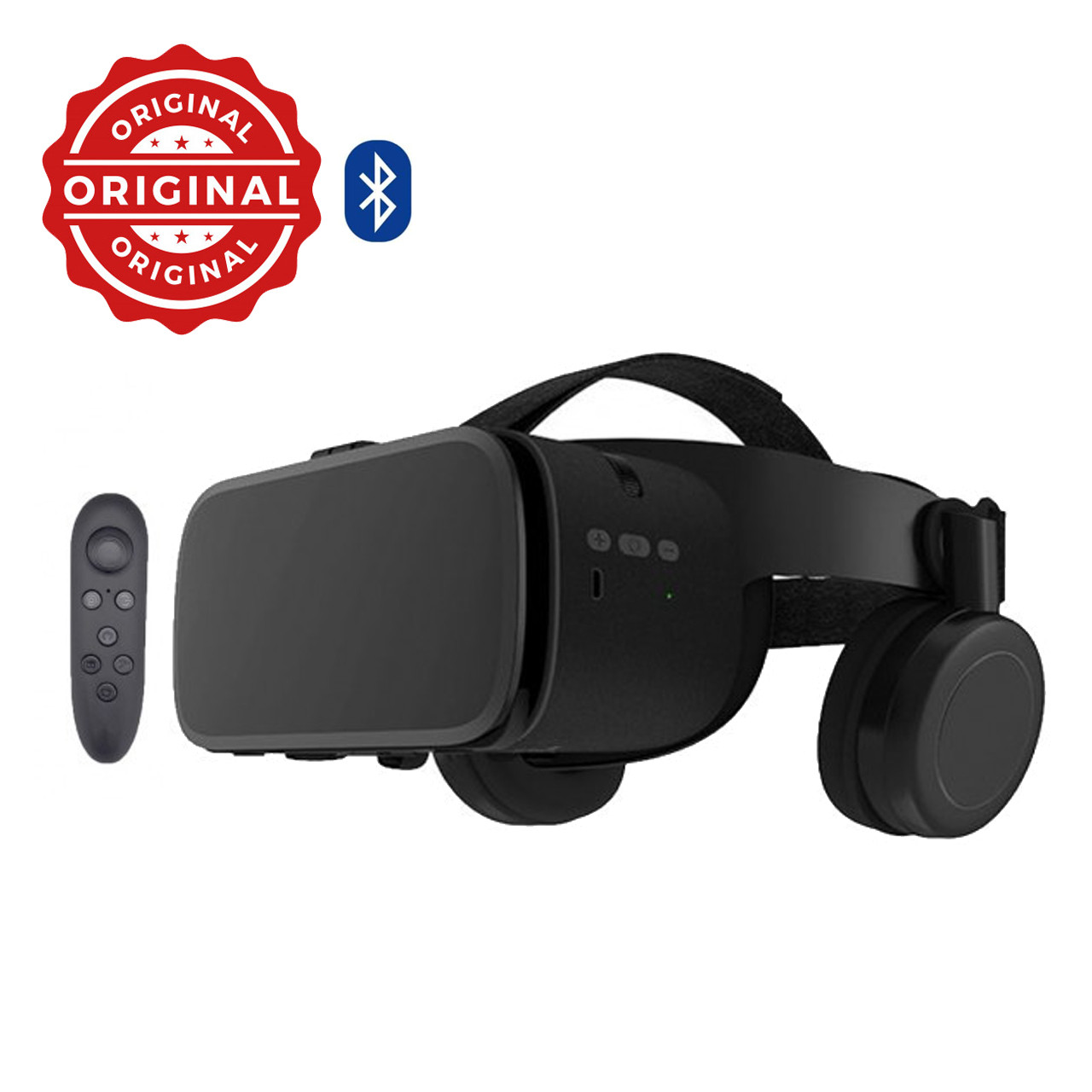 Оригінальні! Окуляри віртуальної реальності чорний Bobo 3D VR Z6 з навушниками та Пультом ДК Bluetooth 110°