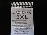 Бриджі жіночі "Ластівочка". Х/Б. р. 5XL. Батал. Сірі., фото 2