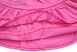 Малинова спідниця літня розкльошена для дівчинки, зріст 98, 104, 110, 116 см, Овен, фото 2