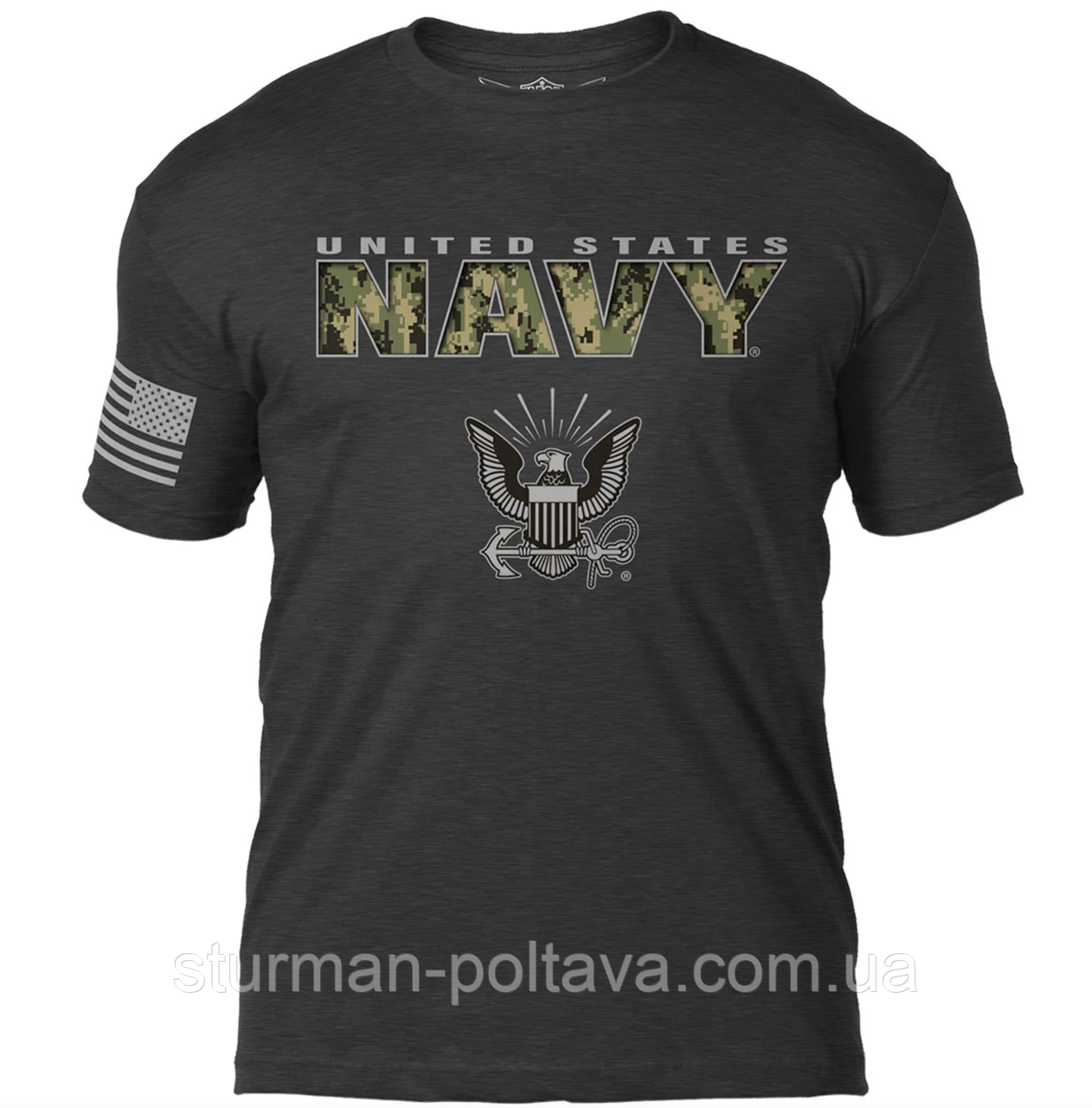 Футболка чоловіча 7.62 Design US Navy Camo Text 7.62 Design Battlespace men's T-Shirt розм -S