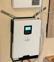 Гібридний ДБЖ з чистим синусом Axioma energy 5000Вт 48В + контролер ШІМ ІSPWM 5000 50А для будинку, фото 3