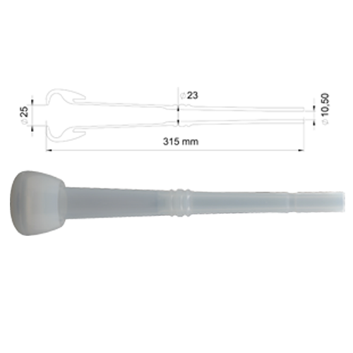 Дійкова гума силікон 1-S для доїння корів