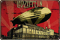 Металлическая табличка / постер "Led Zeppelin (Madison Square Garden)" 30x20см (ms-002746)