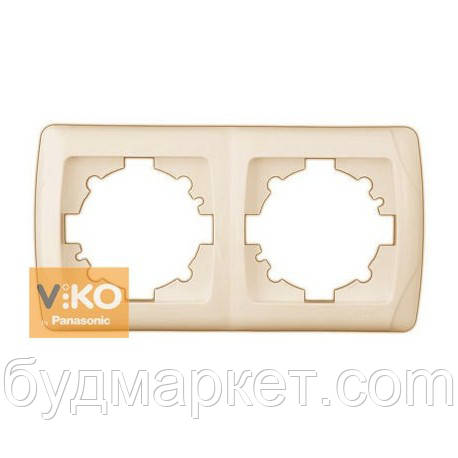 Рамка Viko Karmen 2-постова крем.2102 572102