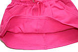 Спідниця з кишенями малинова літня для дівчинки, зріст 98, 104, 110, 116 см, Овен, фото 5