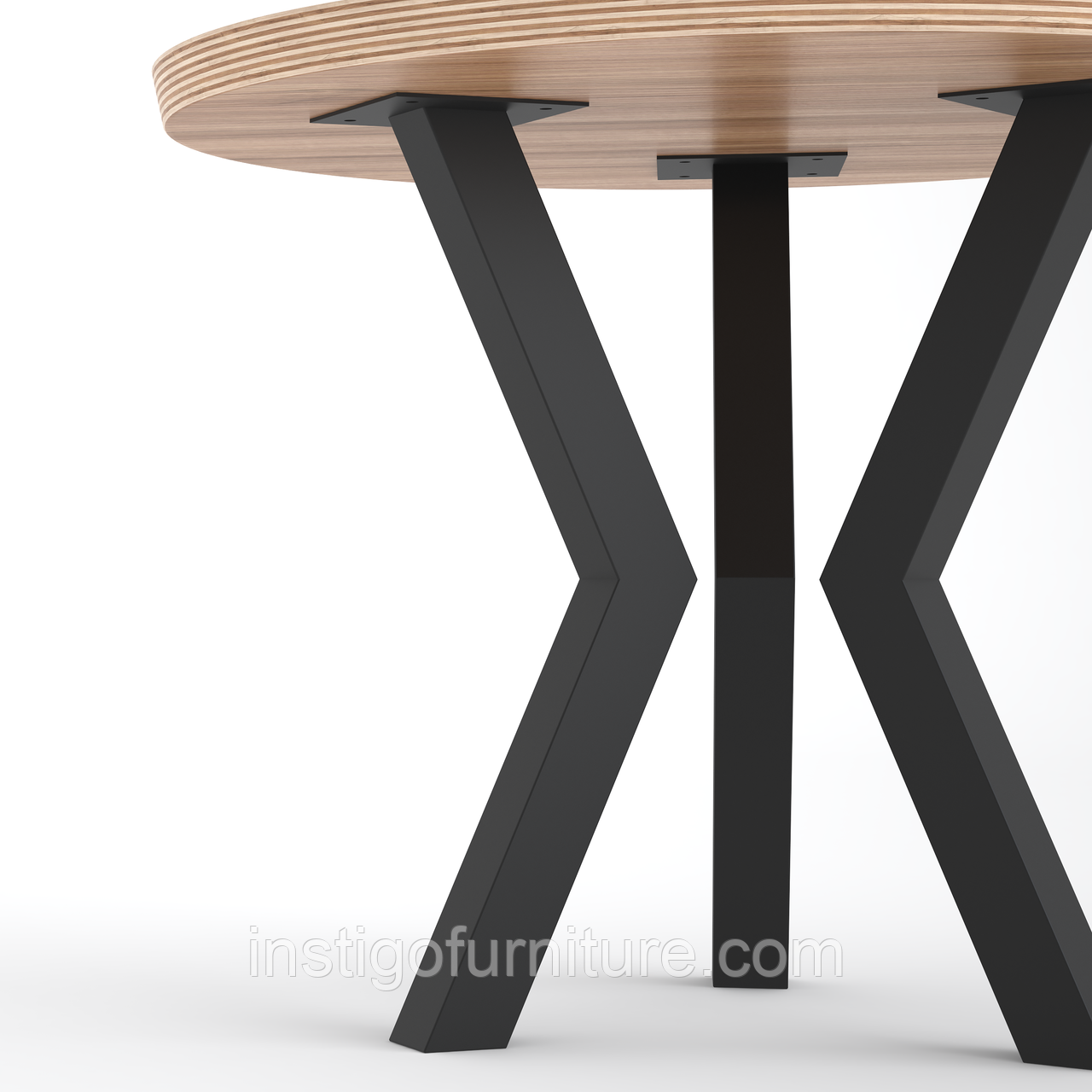 Ніжка для журнального столу з металу 176×100mm, H=450mm
