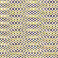 088631 обои текстильные Valentina Rasch Германия синяя желтая ромбовидная сетка ажурные стильные 53см