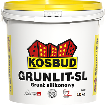 Грунт силіконовий, Kosbud GRUNLIT-SL, (без піску) база, відро 10 кг