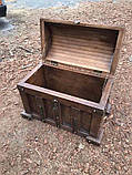 Скриня дерев'яна підлогова під старовину, фото 6