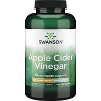 Яблочный уксус высокой эффективности, Apple Cider Vinegar, Swanson, 625 мг, 180 капсул