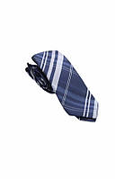 Краватка Ryan Seacrest 100% шовк, 20110065, синій у смужку, 100% оригінал, USA