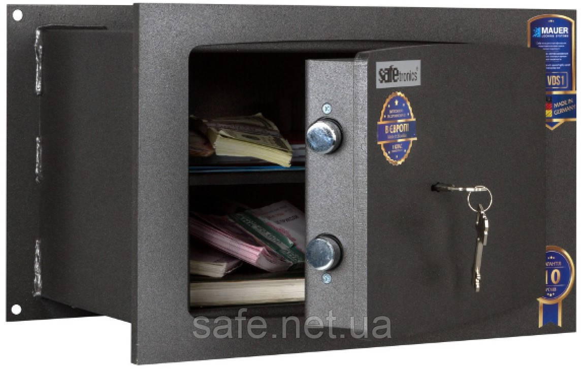 Сейф вбудований у стіну Safetronics STR 23М/20 (ВxШxГ:279x415x200) сейф у стіну, сейф-михайк, сейф для дому