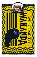 Придверный коврик "Черная Пантера (Добро Пожаловать В Ваканду) / Black Panther (Welcome to Wakanda)"