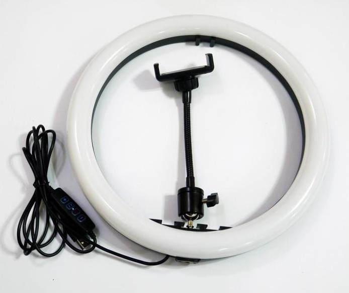 Кільцева LED лампа SMN-12 30см (1 кріплення) USB
