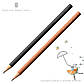 Олівці чорнографітні Graf von Faber-Castell 3 graphite pencils Guilloche Black, корпус чорний 3 шт., 118622, фото 10