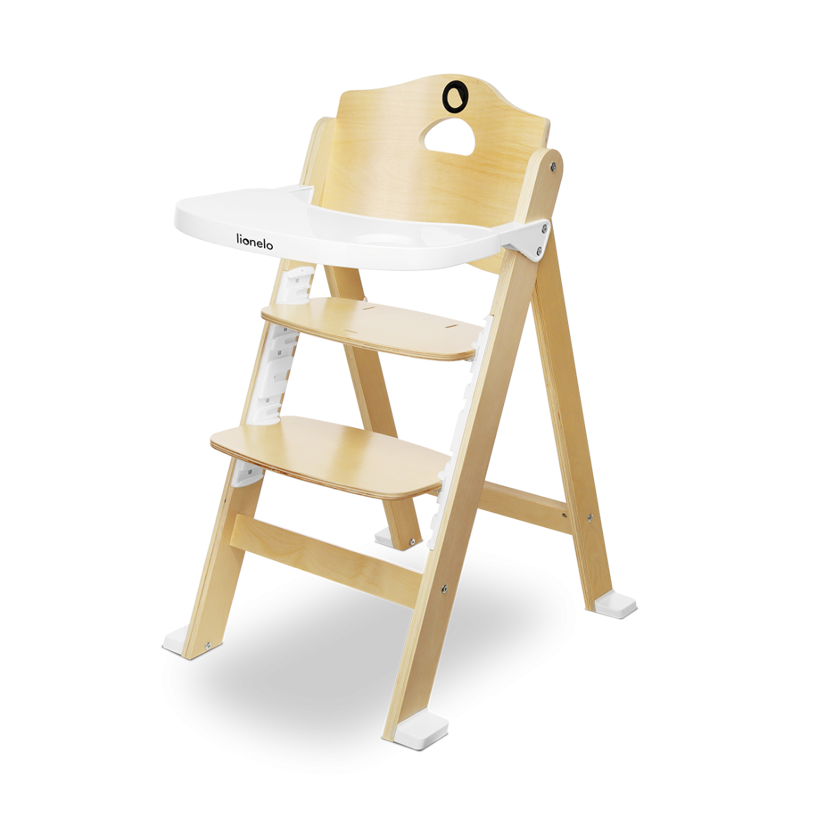 Стілець для годування Lionelo FLORIS NATURAL WHITE, фото 1