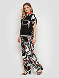 Костюм брючний літній Джорджія абстракція р 50, фото 2