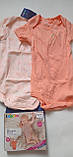 Дитяче боді-футболка персикові Lupilu 86/92 для дівчинки, фото 2