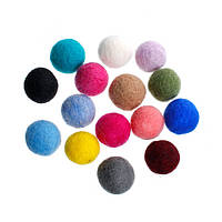 Шар Finding Войлок Різнокольорові 21 мм діаметр