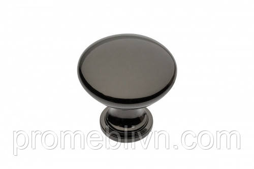 Ручка кнопка GTV TERNI d 30 мм Чорний хром