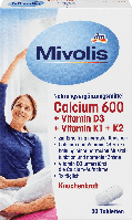 Вітамінний комплекс Mivolis Calcium 600 + Vitamin D3 + K, 30 шт