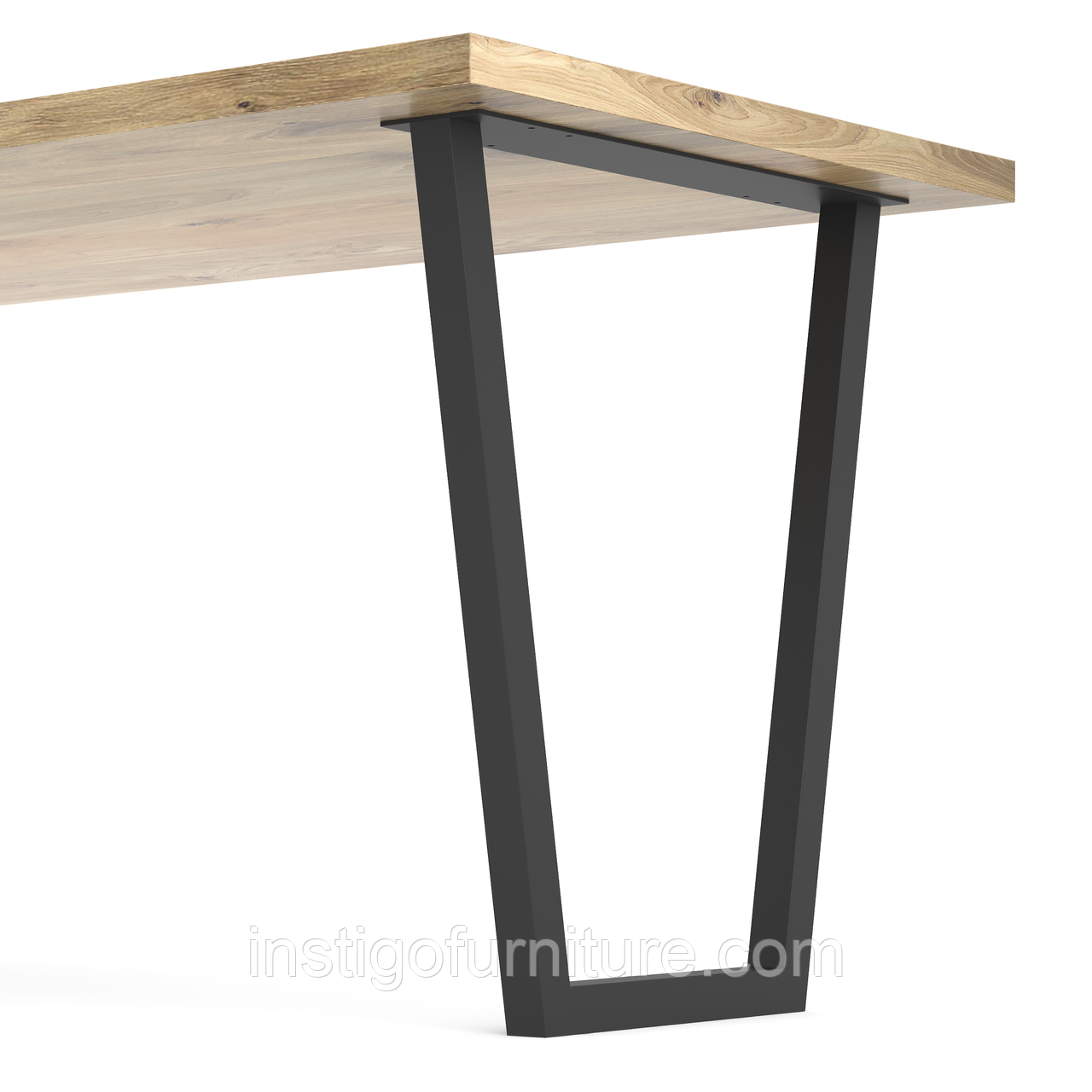 Опора ніжка для столу з металу 630×100mm, H=730mm