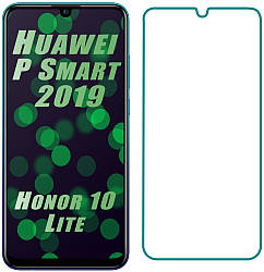 Захисне скло Huawei P Smart 2019 (Прозоре 2.5 D 9H) (Хуавей П Смарт 2019 Хонор 10 Лайт)