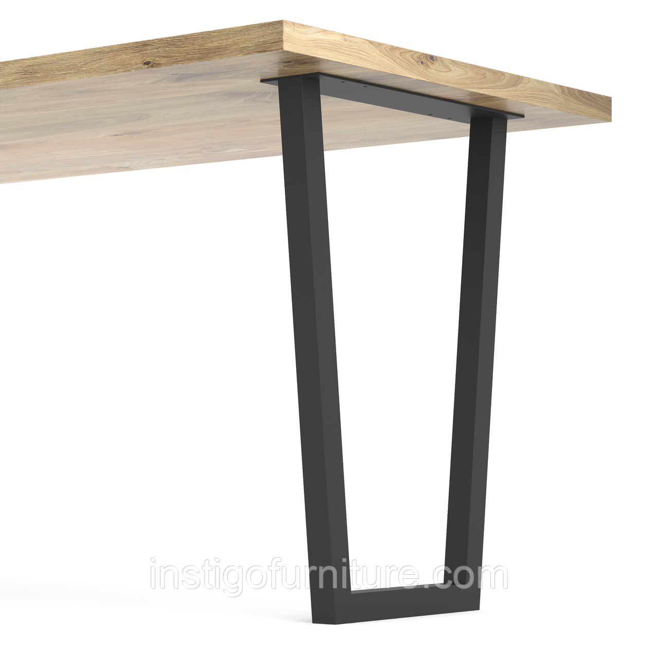 Опора ніжка для столу з металу 500×100mm, H=730mm
