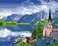 Картина по номерам без коробки Paintboy Вид на горное озеро 40х50см (GX 33056)