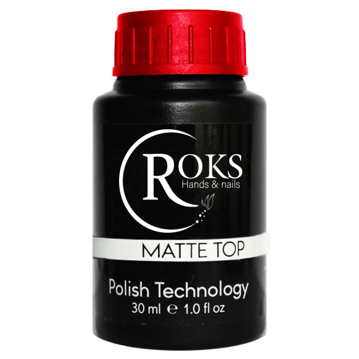 Топ без липкого шару для гель-лаку Roks Top non-wipe, 30 мл. матовий топ