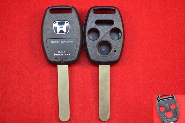 Ключ Honda 3+1 кнопки корпус, фото 1