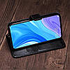 Чохол книжка з візитницею шкіряний протиударний для Samsung S6 EDGE G925 "BENTYAGA" Блакитний, фото 4
