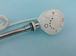 Тен патронний 600 Вт. / 550 мм. 1/2"дюйма з терморегулятором і таймером для сушарки для рушників Італія НТ