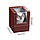 Скринька для підзаводу годинника віндер, тайммувер для 1-х годин Коричневий із сірим, фото 6
